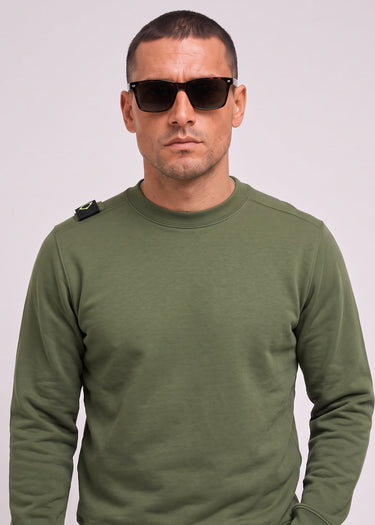 MA.Strum Sweaters Training crew sweatshirt - bronze green