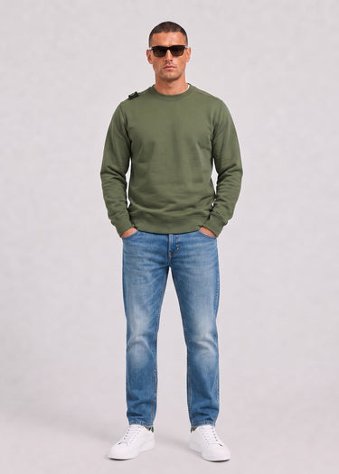 MA.Strum Sweaters Training crew sweatshirt - bronze green