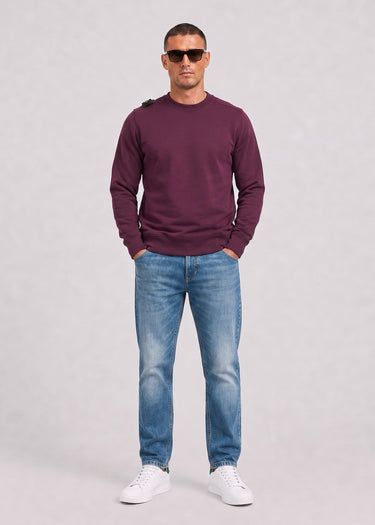 MA.Strum Truien Training crew sweatshirt - wine