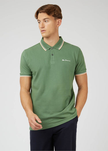 Ben Sherman Polo's Signature polo - rich fern