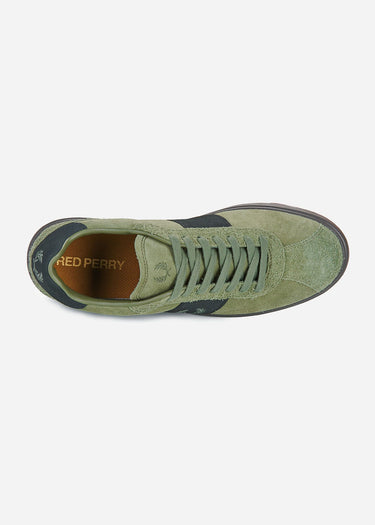 Fred Perry Schoenen Suede - laurel wreath green limestone