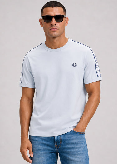 Fred Perry T-shirts Taped ringer t-shirt - dusky blue