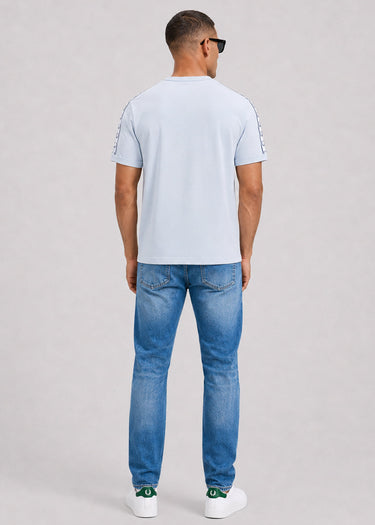 Fred Perry T-shirts Taped ringer t-shirt - dusky blue