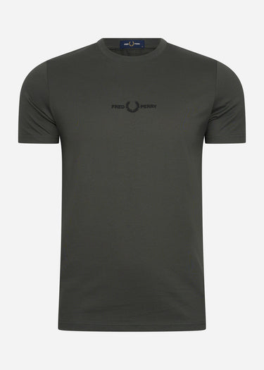 Fred Perry T-shirts Embroidered t-shirt - field green