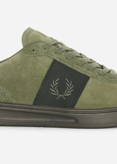 Fred Perry Schoenen Suede - laurel wreath green limestone