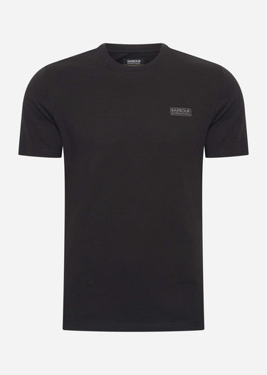Barbour International T-shirts Small logo tee - black pewter
