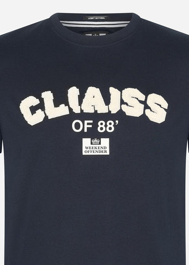 Weekend Offender T-shirts Class of 88 - navy