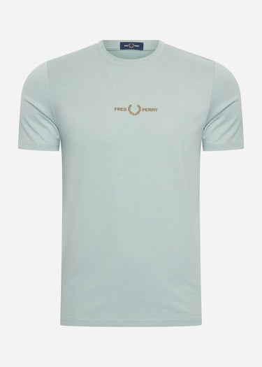 Fred Perry T-shirts Embroidered t-shirt - silver blue