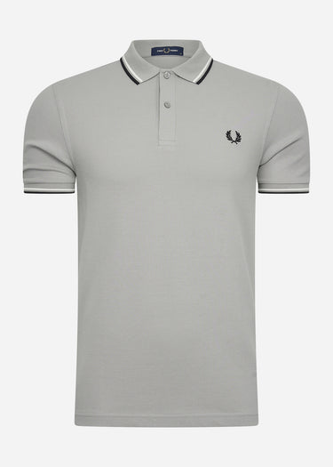 Fred Perry Polo's Twin tipped fred perry shirt - limestone ecru black