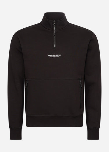 Marshall Artist Truien Siren 1/4 zip - black