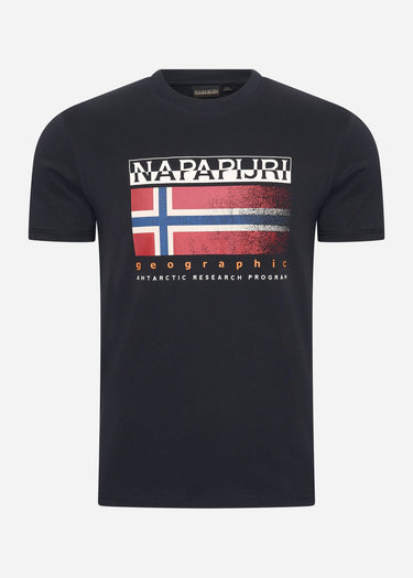 Napapijri T-shirts Kreis t-shirt - black