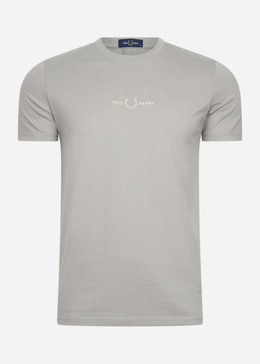 Fred Perry T-shirts Embroidered t-shirt - limestone