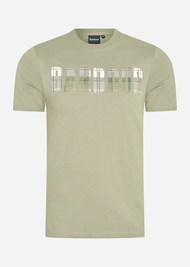 Barbour T-shirts Thurford tee - dusty green
