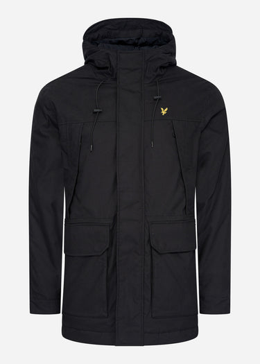 Lyle & Scott Jassen Microfleece parka 2.0 - jet black
