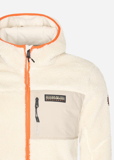 Napapijri Jassen Yupik full zip hoodie - whitecap gray