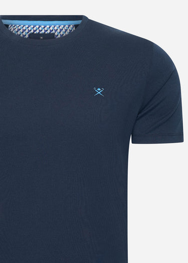 Hackett London T-shirts Swim trim logo tee - navy