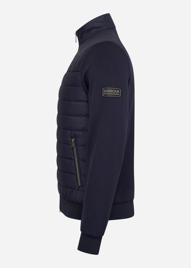 Barbour International Truien Counter quilted sweat - night sky
