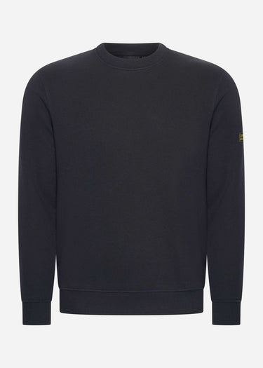 Barbour International Truien Outline badge crew - black