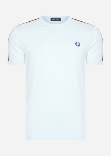 Fred Perry T-shirts Contrast tape ringer t-shirt - lightice wrmgrey