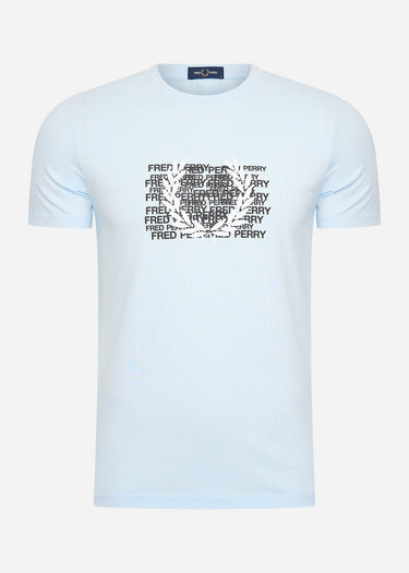 Fred Perry T-shirts Fred perry graphic t-shirt - light ice