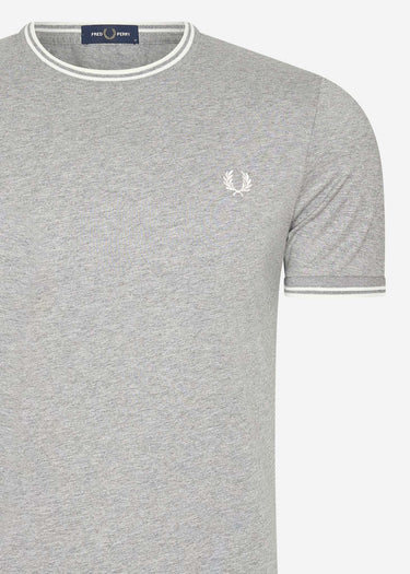 Fred Perry T-shirts Twin tipped t-shirt - steel marl