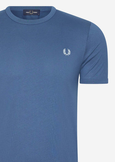 Fred Perry T-shirts Ringer t-shirt - mdnghtbl lghice