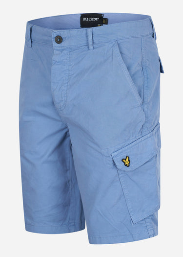Lyle & Scott Korte Broeken Wembley cargo short - skipton blue