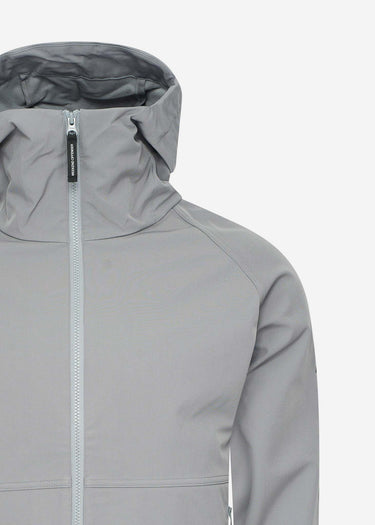 Weekend Offender Jassen Stipe softshell jacket - light grey