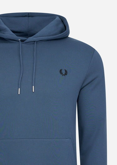 Fred Perry Hoodies Tipped hooded sweatshirt - midnight blue