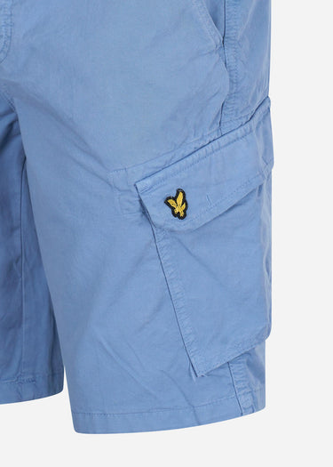 Lyle & Scott Korte Broeken Wembley cargo short - skipton blue