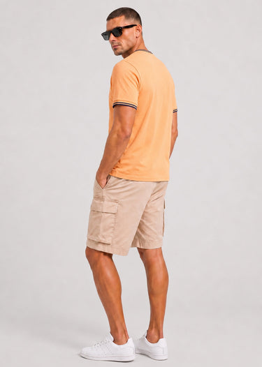 Fred Perry T-shirts Twin tipped t-shirt - peach french navy french navy