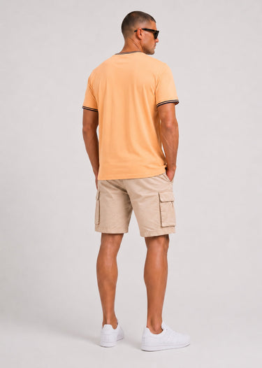 Fred Perry T-shirts Twin tipped t-shirt - peach french navy french navy