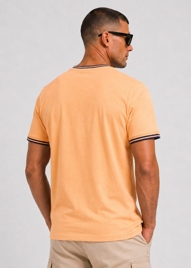 Fred Perry T-shirts Twin tipped t-shirt - peach french navy french navy
