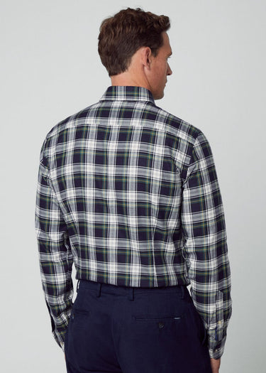 Hackett London Overhemden Heritage tartan - green navy