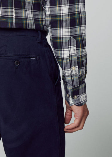 Hackett London Overhemden Heritage tartan - green navy