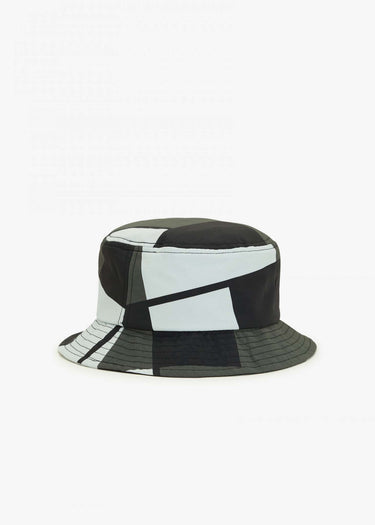 Fred Perry Bucket Hats Pixel print bucket hat - light ice field green black
