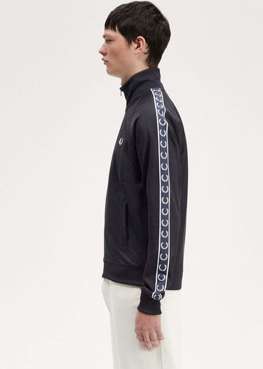 Fred Perry Vesten Contrast tape track jacket - navy navy