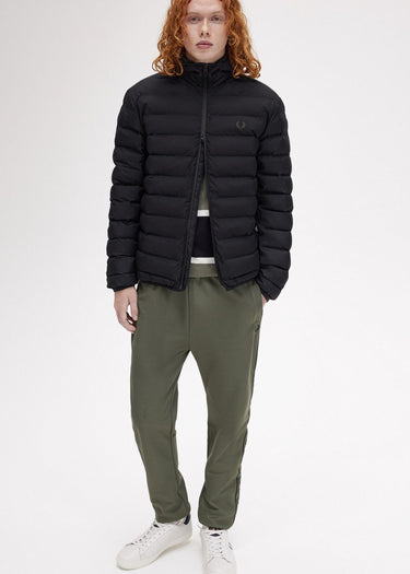 Fred Perry Jassen Hooded insulated jacket - black