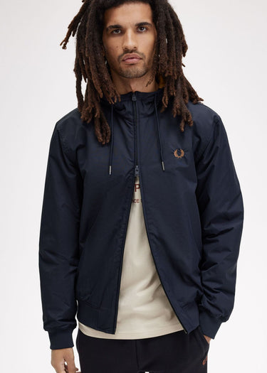 Fred Perry Jassen The hooded brentham jacket - navy