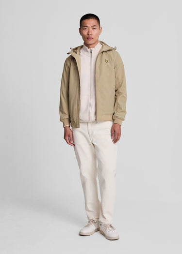 Lyle & Scott Jassen Fleece back softshell jacket - sage uniform