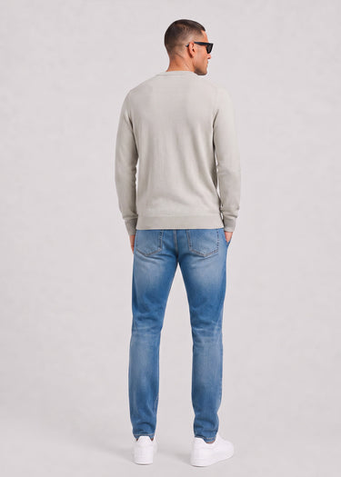 Lyle & Scott Pullover Cotton merino crew neck jumper - cove