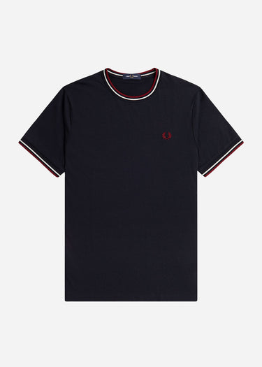 Fred Perry T-shirts Twin tipped t-shirt - navy snow white red