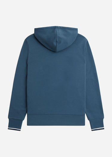 Fred Perry Hoodies Tipped hooded sweatshirt - midnight blue