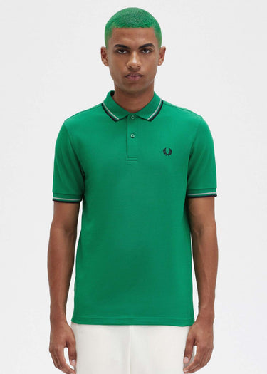 Fred Perry Polo's Twin tipped fred perry shirt - fp green