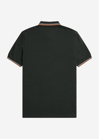 Fred Perry Polo's Twin tipped fred perry shirt - night green