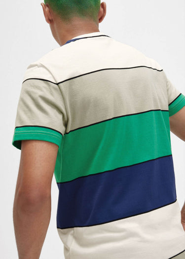 Fred Perry T-shirts Bold stripe t-shirt - seagrass