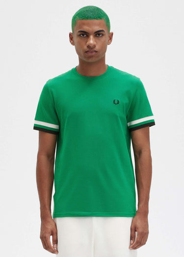 Fred Perry T-shirts Bold tipped pique t-shirt - fp green