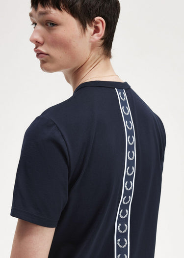 Fred Perry T-shirts Tape detail t-shirt - navy