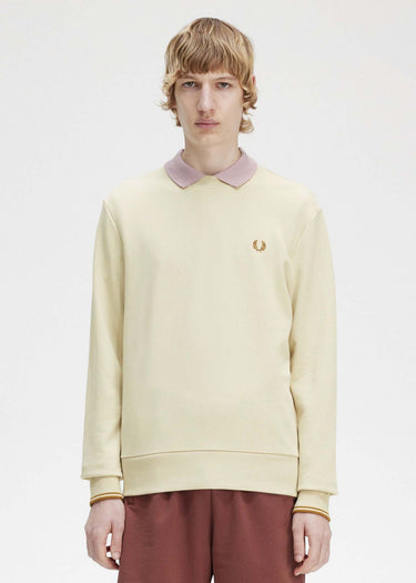 Fred Perry Truien Crew neck sweatshirt - oatmeal