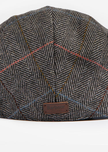 Barbour Petten Wilkin flat cap - charcoal herringbone